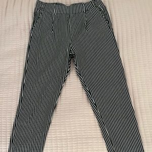 Pinstriped Business Casual Pants